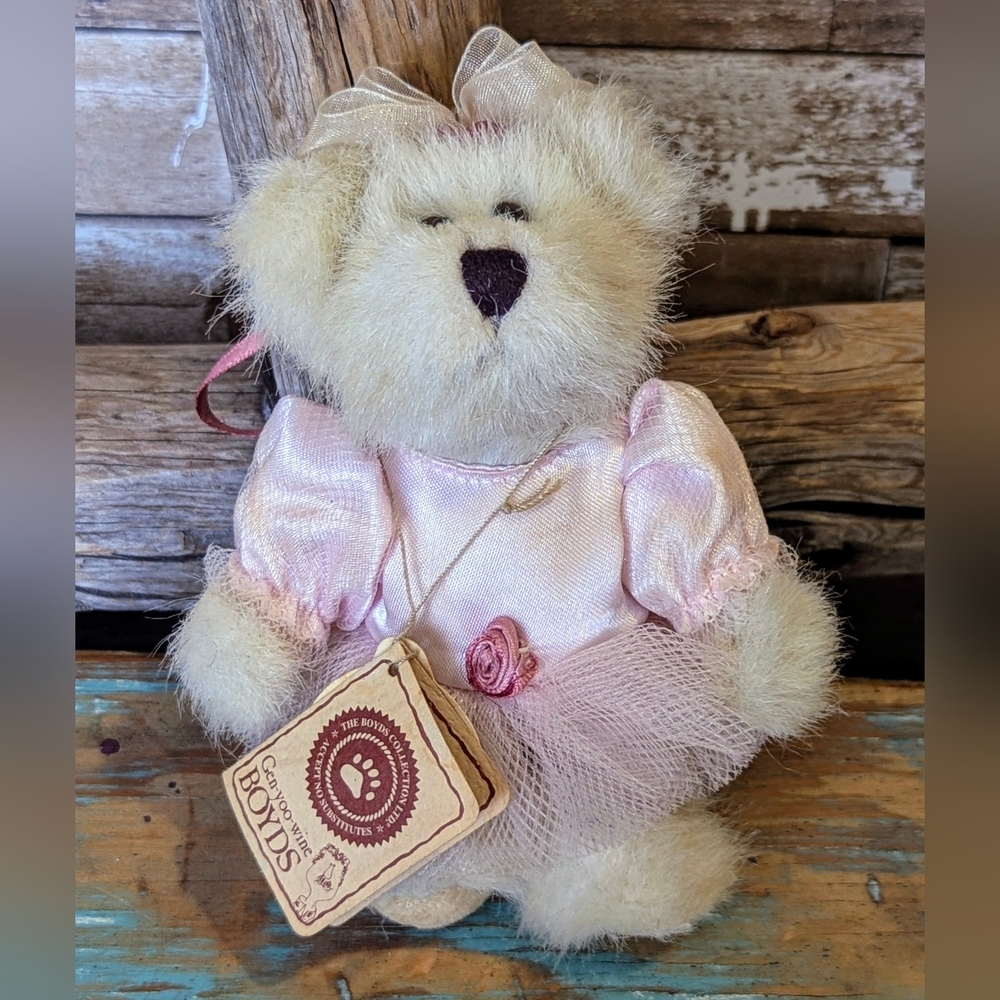 Boyds Bears Twila Twinkle Toes Ornament #56302 Pink Tutu